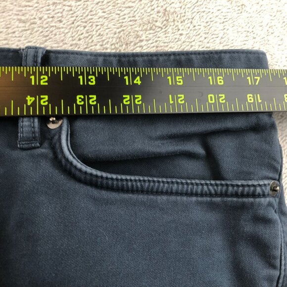 Quince Mens Pants 34x30 Navy Blue Cotton Blend Straight-Leg Casual - Picture 4 of 16